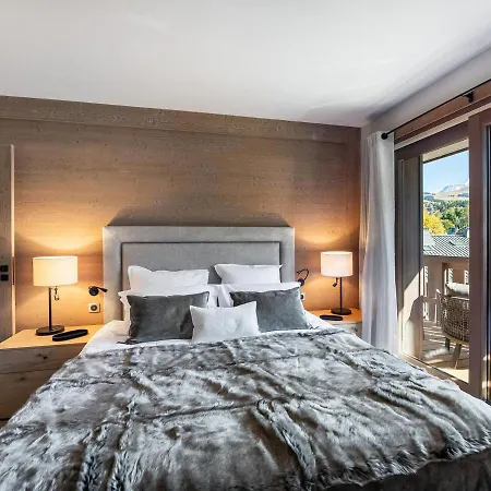 Penthouse A Avec Jacuzzi, Sauna, Piscine & Salle De Sport - Fr-1-569-27 Apartment Megève