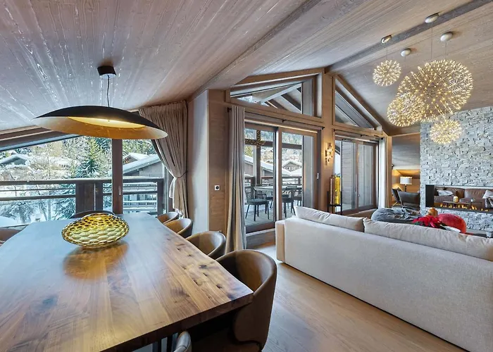 Penthouse A Avec Jacuzzi, Sauna, Piscine & Salle De Sport - Fr-1-569-27 Apartment Megève