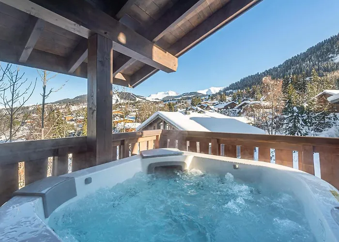 Penthouse A Avec Jacuzzi, Sauna, Piscine & Salle De Sport - Fr-1-569-27 * Megève