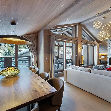 Penthouse à Avec Jacuzzi, Sauna, Piscine&salle De Sport - Fr-1-569-27 Appartement Megève